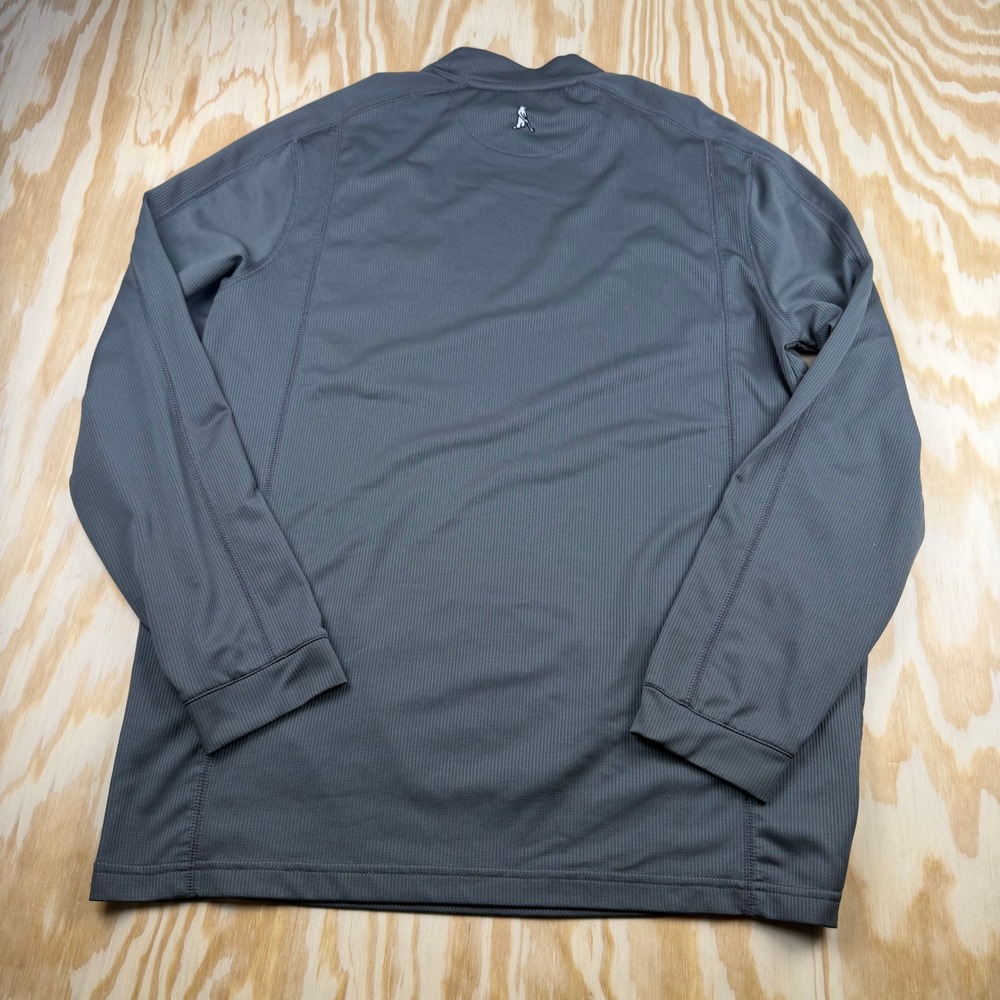 PING Performance Mens Large Gray Mock Neck Long Sleeve Golf Base Layer Shirt - Picture 2 of 6
